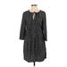 Old Navy Casual Dress - DropWaist: Black Tweed Dresses - Women's Size Small