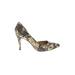 Vince Camuto Heels: Gold Animal Print Shoes - Women's Size 9