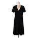 Derek Lam Casual Dress - Midi: Black Solid Dresses - Women's Size 12