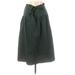 Draper James Casual A-Line Skirt Knee Length: Green Print Bottoms - Women's Size Medium