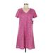 Nine West Casual Dress: Pink Marled Dresses - New - Women's Size Medium