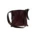 Bottega Veneta Leather Crossbody Bag: Burgundy Solid Bags