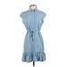 BB Dakota Casual Dress - DropWaist: Blue Dresses - Women's Size Small