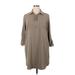 Jones New York Casual Dress - Popover: Gray Dresses - Women's Size 14