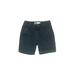 Old Navy Khaki Shorts: Blue Print Bottoms - Kids Boy's Size 6 - Dark Wash