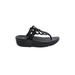 FitFlop Sandals: Flip-Flop Platform Boho Chic Black Print Shoes - Women's Size 6 - Open Toe