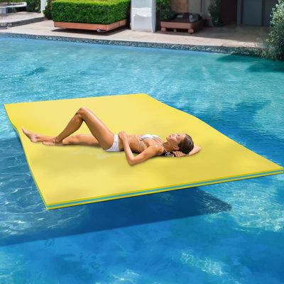 Edrosie Inc 9' x 5.9' Inflatable Slide in Yellow | 2 H x 109 W x 71 D in | Wayfair WFCFTPLWP1009-1