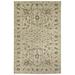 White 36 x 0.125 in Area Rug - Kaleen Herrera Oriental Hand-Knotted Wool Sand/Charcoal/Light Brown/Ivory Area Rug Wool | 36 W x 0.125 D in | Wayfair