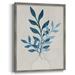 Winston Porter Neutral Spring II Framed Print Canvas, Solid Wood in Blue | 20 H x 16 W x 1 D in | Wayfair EF50280879254A5798832FA9C8E24C10