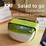 Joie Salat zum Mitnehmen Salat box mit Sauce Behälter Obst Gemüse große Salats ch üssel mit Deckel