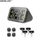 TPMS Solar Power Intelligente Drahtlose Einstellbare LCD Bildschirm Reifen Smart Auto Druck Monitor System & 4 IP68 Wasserdichte Sensoren