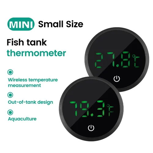 Aquarium Thermometer LCD digitales externes Thermometer Aquarium Mini Thermometer hochpräzise