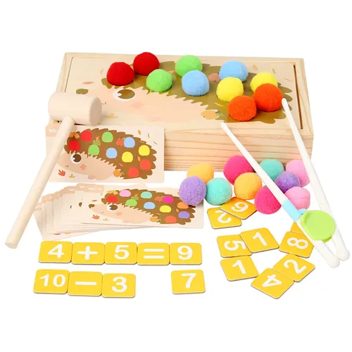 Kleinkind Feinmotorik Spielzeug Holz Farb sortier Spielzeug für Kleinkind 3 Jahre alt Montessori