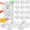 Couvercle de Protection pour prise de sécurité électrique, 1 à 20 pièces, Standard américain pour bébé, prise de sécurité transparente, Protection de sortie, fournitures de sécurité pour enfants