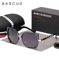 BARCUR Female Sunglasses Women Brand Designer Polarized Sunglasses Summer Polaroid Lens Sun Glasses