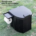 Car Travel Toilet Foldable Outdoor Camping Toilet For Adults Kids Portable Emergency Toilet With