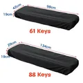 61/88 Keys Piano Keyboard Dust Cover With Elastic & Cord Lock Digital Electronic Piano Cover