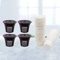 Filtro K-Cup 4 pezzi ecologico con filtri di carta da 100 pezzi capsula filtrante ricaricabile K Cup