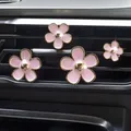 Clip per profumo per presa d'aria per auto Fiore carino Deodorante per ambienti Diffusore Condizionamento Aromaterapia Clip per profumo Decorazione per interni auto