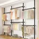 Coat Racks Clothes Hallway Hangers Shoe Floor Bedroom Stand Rack Rail Free Standing Percheros
