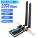 Wifi6 Intel AX200 PCIe WiFi Adapter AX200NGW Bluetooth 5.2 Wireless 3000Mbps 2.4G/5Ghz 802.11ac/ax