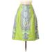 We Love Vera Casual Skirt: Green Bottoms - Women's Size 6