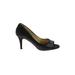 Nina Heels: Black Animal Print Shoes - Women's Size 7