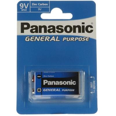 Panasonic - 9V Block General Purpose 9V Batterie Blister