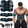 EMS Wireless Muskelstimulator Trainer Smart Fitness Bauchtraining Elektrische Gewichtsverlust Aufkleber Körper Abnehmen Massagegerät