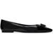 Black Zea Mesh Ballerina Flats