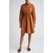 Juanita Cinch Waist Long Sleeve Poplin Shirtdress