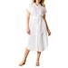 Coastalina Linen Midi Shirtdress