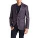 Tailored Fit Plaid Wool Sport Coat