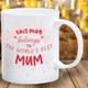 1pc Gifts For Mom I Love My Mom Coffee MugBirthday Gifts For Women Baby Gift For Mom Funny Mug Funny Gift Tea Cup 11oz Ceramic Coffee Mug Double-sided Design Drinkware Home Decor