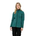 Jack Wolfskin Damen BAISELBERG FZ W Fleece-Jacke, Petrol, XS