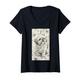 Damen Shih Tzus Hund Haustier Tier Niedliche pelzige Illustration T-Shirt mit V-Ausschnitt