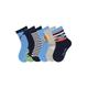 Sterntaler Socken 6er Pack Hai - Kindersocken für Jungen - Kinder Socken mit verschiedenen Motiven - Socken für Kinder im Set - samtblau, 30