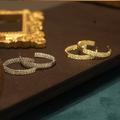 1 paire Boucles d'oreille Clou Boucle d'Oreille Pendantes For Femme Soirée Cadeau Rendez-vous Alliage Mode Diamant