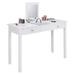 Luwei Vanity Table with Top Mirror Makeup Dressing Table with 9 Organizers and 2 Drawers for Different Sized Makeup Accessories Solid Structure Writing Table Easy Assembly White