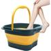 Portable Foot Bath | Pedicure Foot Wash Basin Foldable Foot Bath Basin 15 L | Pedicure Foot Bucket Foot Spa Bucket Large Space Foot Tub with Handle for Travel Camping Laundry