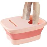 Collapsible Foot Bath Basin - Tub Basin Tools Foot Spa Foldable Footbath Tub - Stress Relief Collapsible Foot Spa Foldable Bucket Large Foot Soaking Tub bucket Foldable Foot Bath Tray