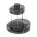 2 Tiers Rotating Makeup Organizer Bathroom Countertop Storage Shelf for Cosmetics Skincare Vanity Make Holder