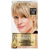 L Oreal Paris Superior Preference Fade-Defying Shine Permanent Hair Color Rich Luminous Conditioning Colorant Lightest Natural Blonde 9.5NB 1.0 ea Pack of 3