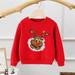 Bjutir Toddler Boy Christmas Outfit Long Sleeve Bys Tops Christmas Kids Child Baby Girls Letter Cartoon Sweatshirt Tops Xmas Outfit