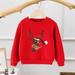 Bjutir Toddler Boy Christmas Outfit Long Sleeve Bys Tops Christmas Kids Child Baby Girls Letter Cartoon Sweatshirt Tops Xmas Outfit