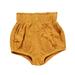 WREESH Newborn Toddler Baby Shorts Workout Shorts Summer Cotton Shorts Bag Fart Pants Solid Color Casual Briefs Big Butt Shorts Bread Pants Yellow