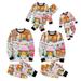 Herrnalise Novelty Family Christmas Pajamas Matching Sets Xmas Long Sleeve Shirts and Plaid Pants Santa Christmas Tree Jammies Sleepwear Parent-Child Outfit Wear Baby Black