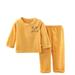ZMHEGW Toddler Outfits Children S Fuzzy Pajama Spring And Autumn Thickened Home Wear For Boys And Girls Large Warm Children Clothes Set