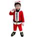 TAIAOJING Toddler Baby Football Outfits Boys Girls Christmas Santa Warm Outwear Set Clothes Outfit 18-24 Months