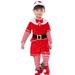 BOLUOYI Christmas Outfits for Boys Toddler Boys Girls Christmas Santa Warm Outwear 5Pc Set Outfits Clothes